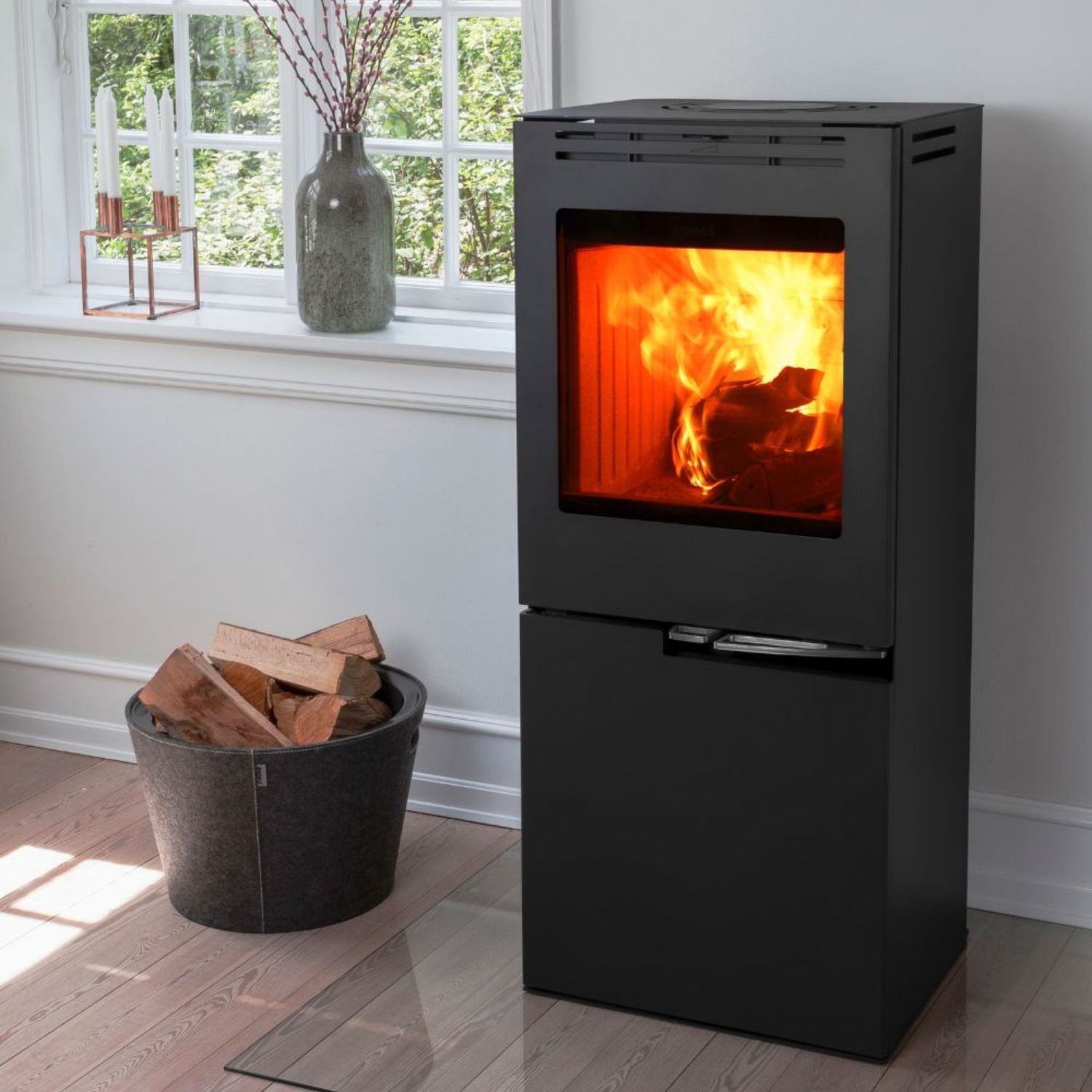 Aduro H5 hybride hout- en pelletkachel - fabrikantfoto 2