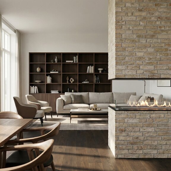 Attika Montreal Bio-ethanol Roomdivider - uitvoering en detail 1
