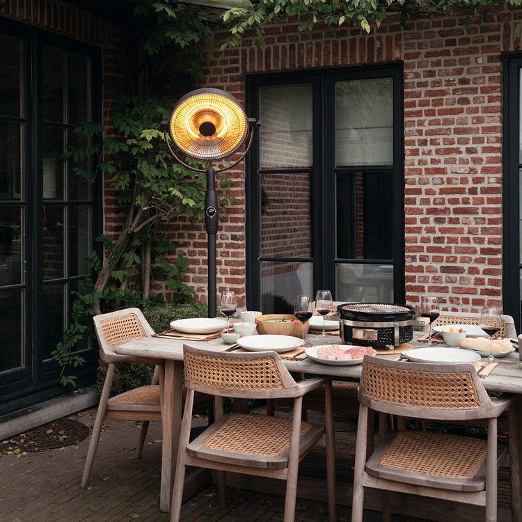 OUTR LUNE ELECTRIC HEATER – detail of voorbeeldopstelling.