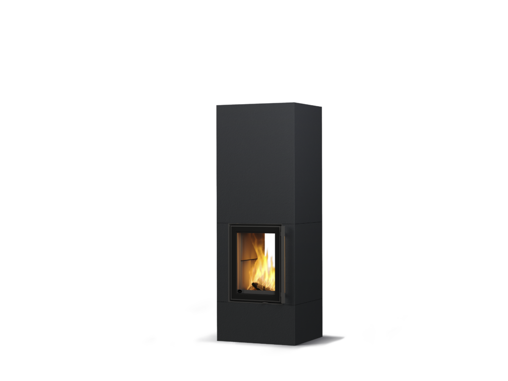 Tulikivi Koli S 2D – Structure Black, hoogte 1800 mm