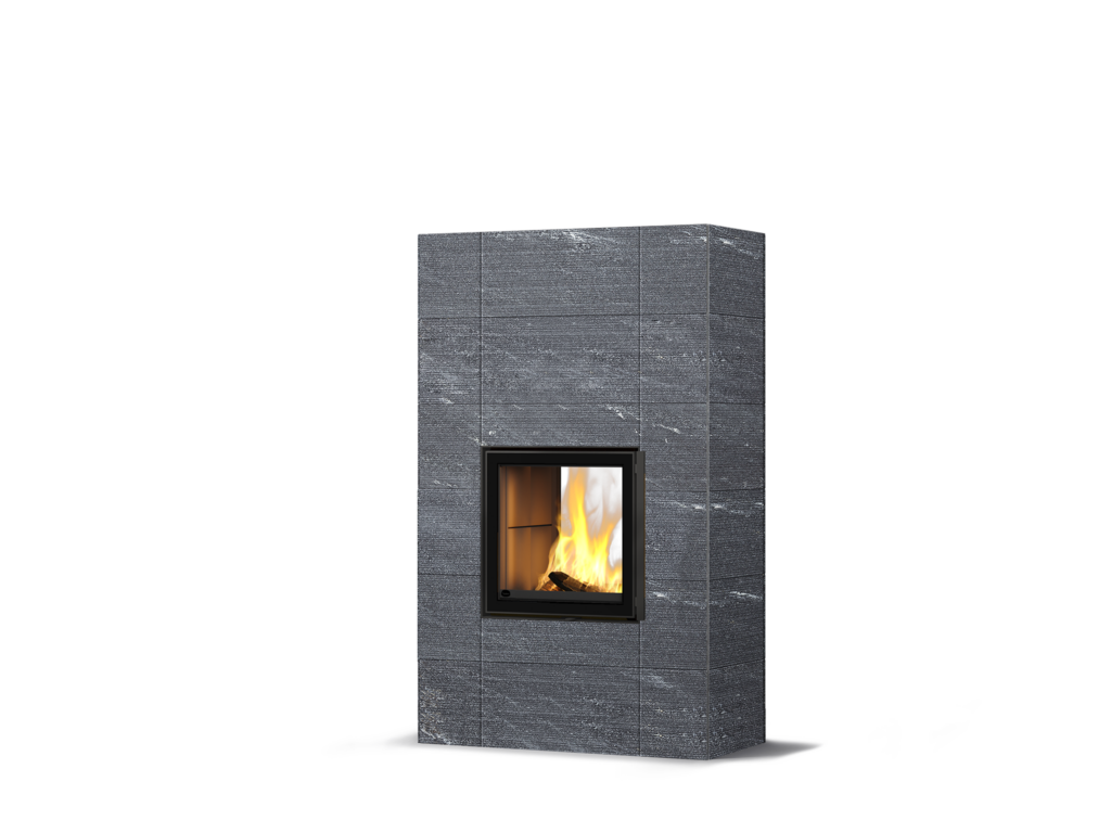 Tulikivi Raita 2D Trio – Unica, hoogte 1800 mm