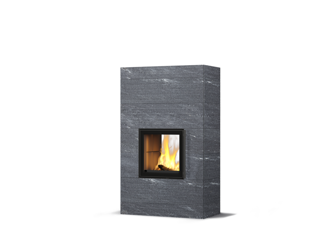 Tulikivi Raita 2D – Unica, hoogte 1800 mm