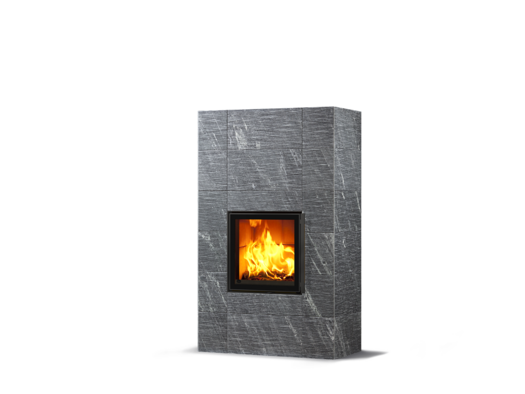 Tulikivi Raita Trio – Grafia, hoogte 1800 mm