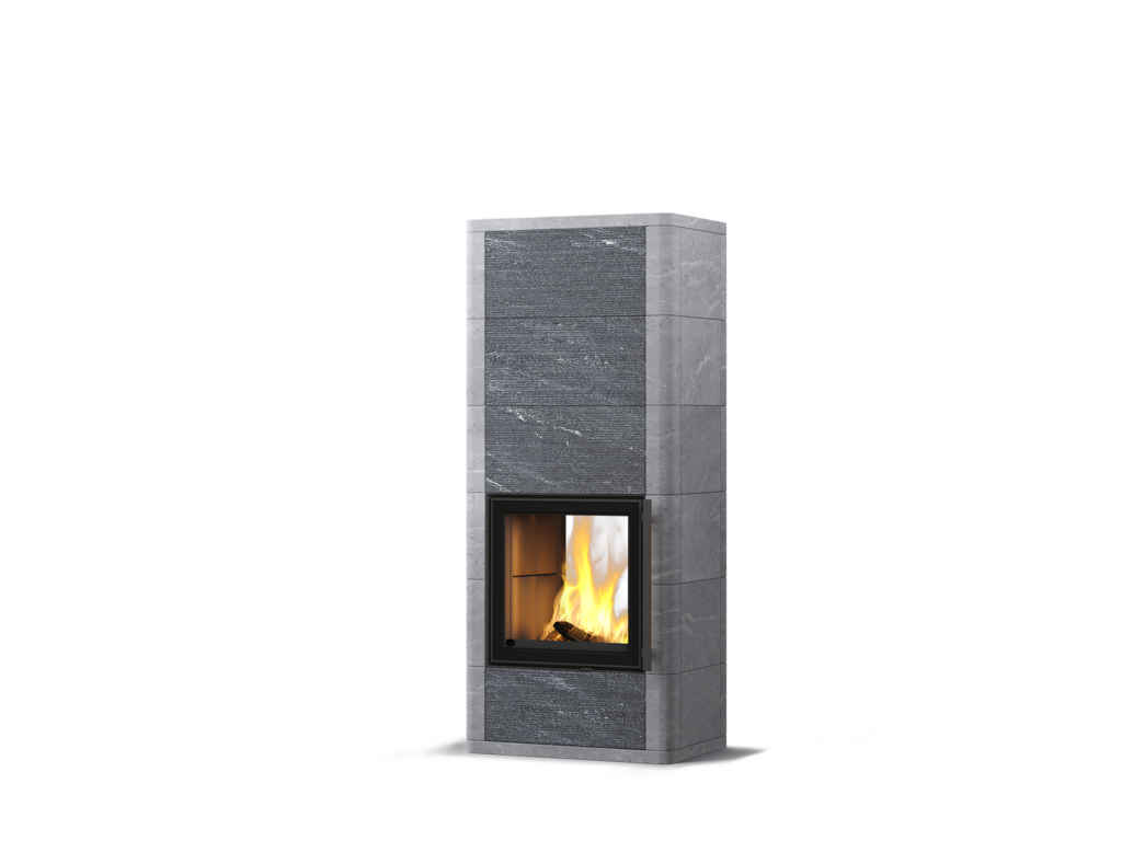 Tulikivi Salvo S 2D – Unica, hoogte 1845 mm