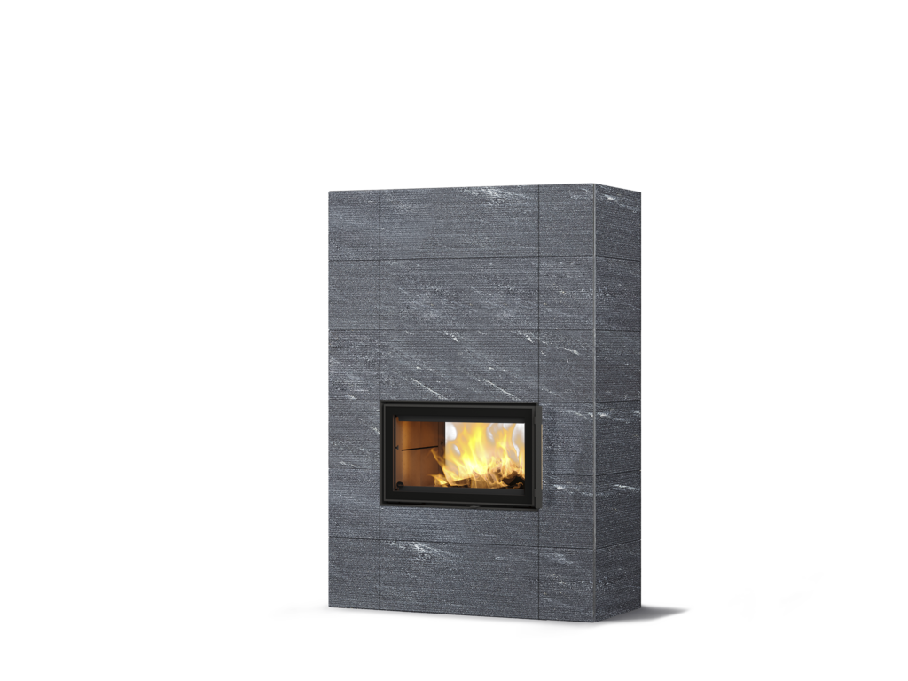 Tulikivi Saramo 2D – Unica, hoogte 1800 mm