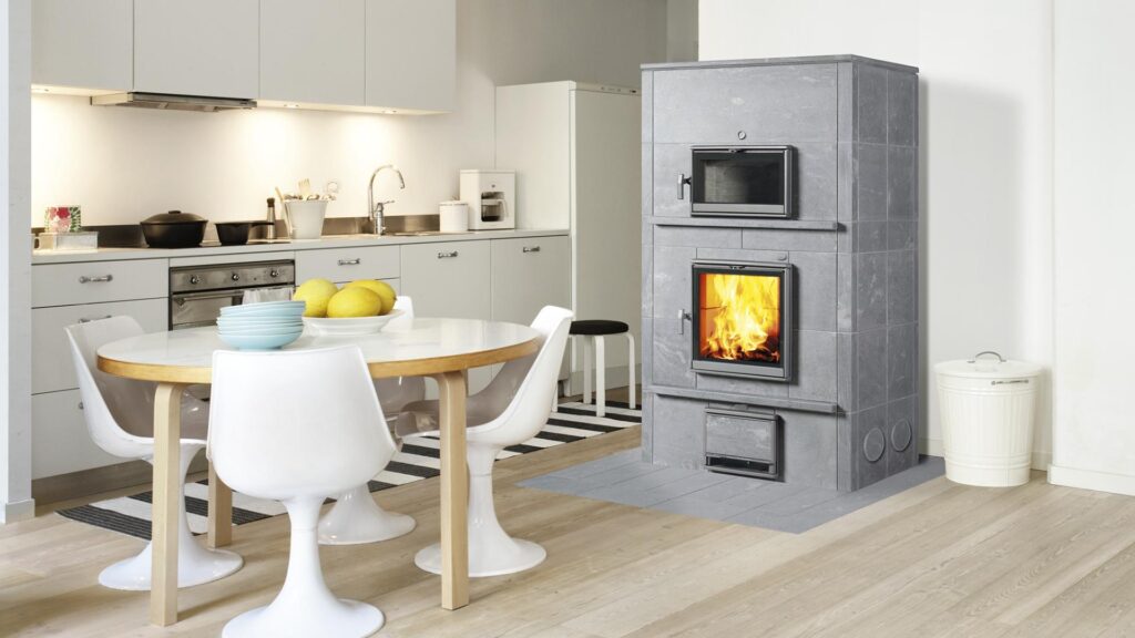 Tulikivi TLU2000/92 in een interieur – sfeerfoto van de fabrikant