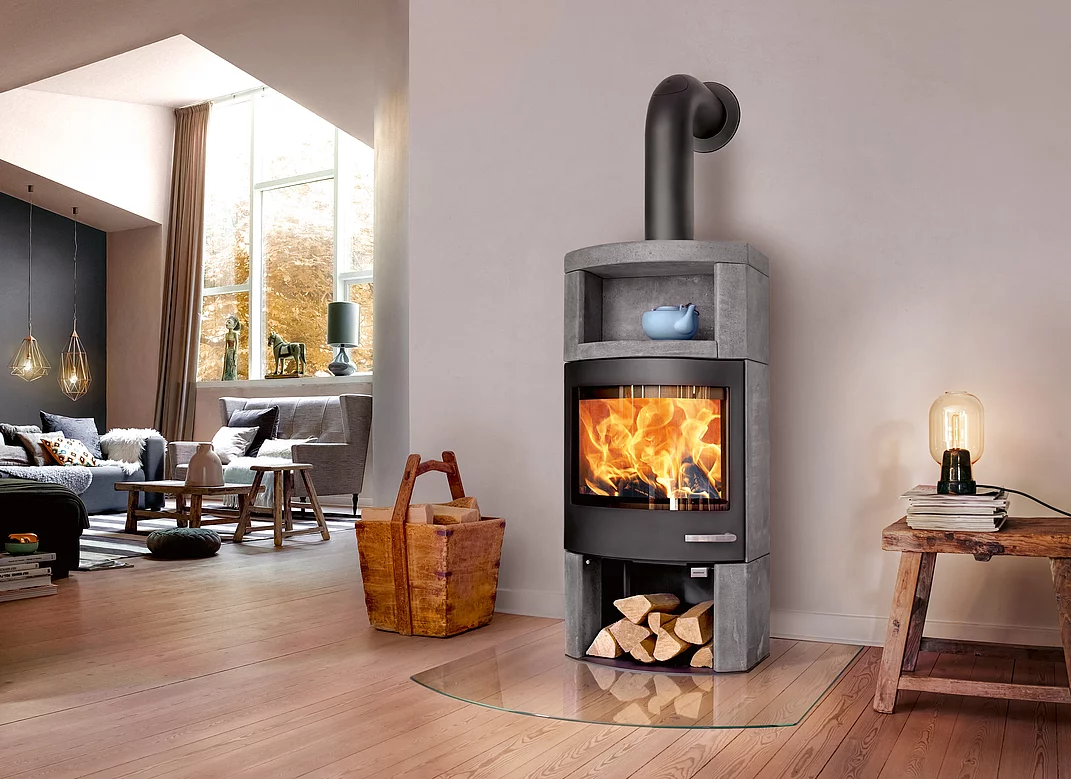 Skantherm Ator+ in een interieur