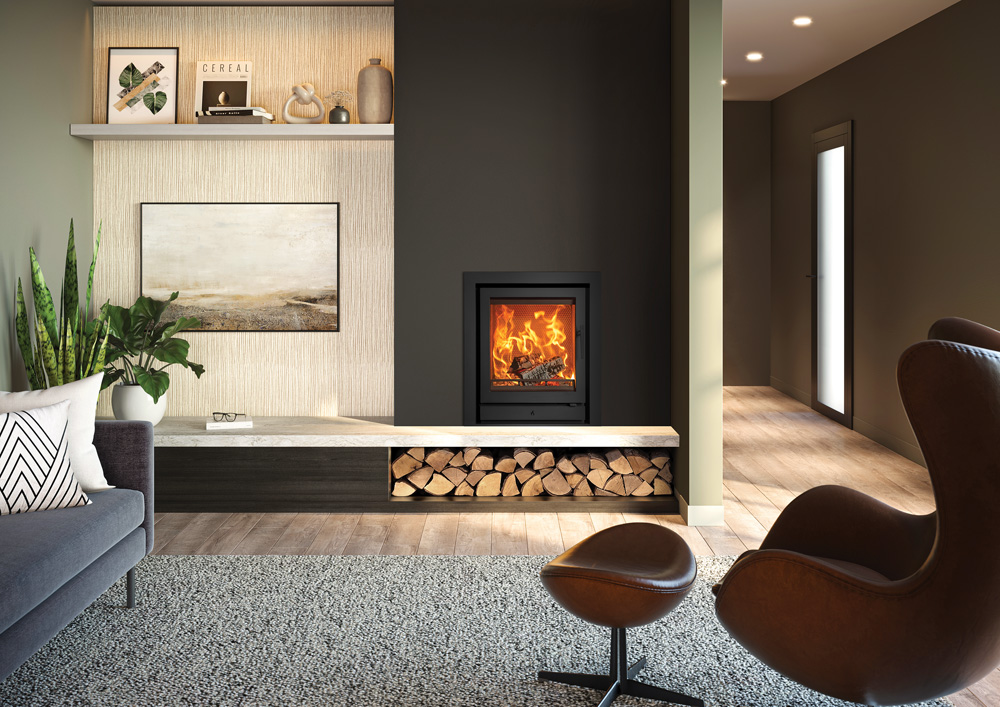 Riva2 55 Ecodesign haard met Profil 4-zijdig frame
