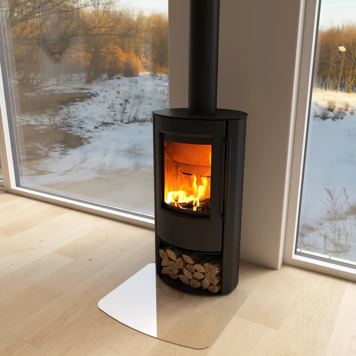 TermaTech TT21 Classic houtkachel - sfeerbeeld 2