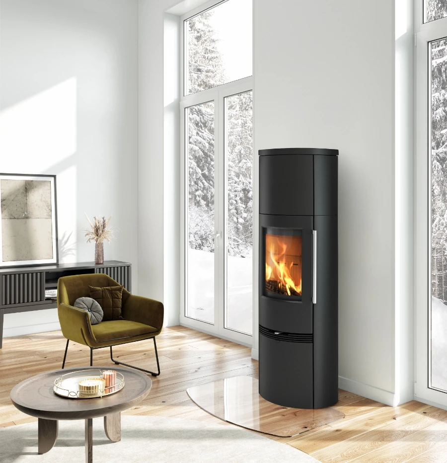 TermaTech TT21RHT houtkachel - aanzicht 2