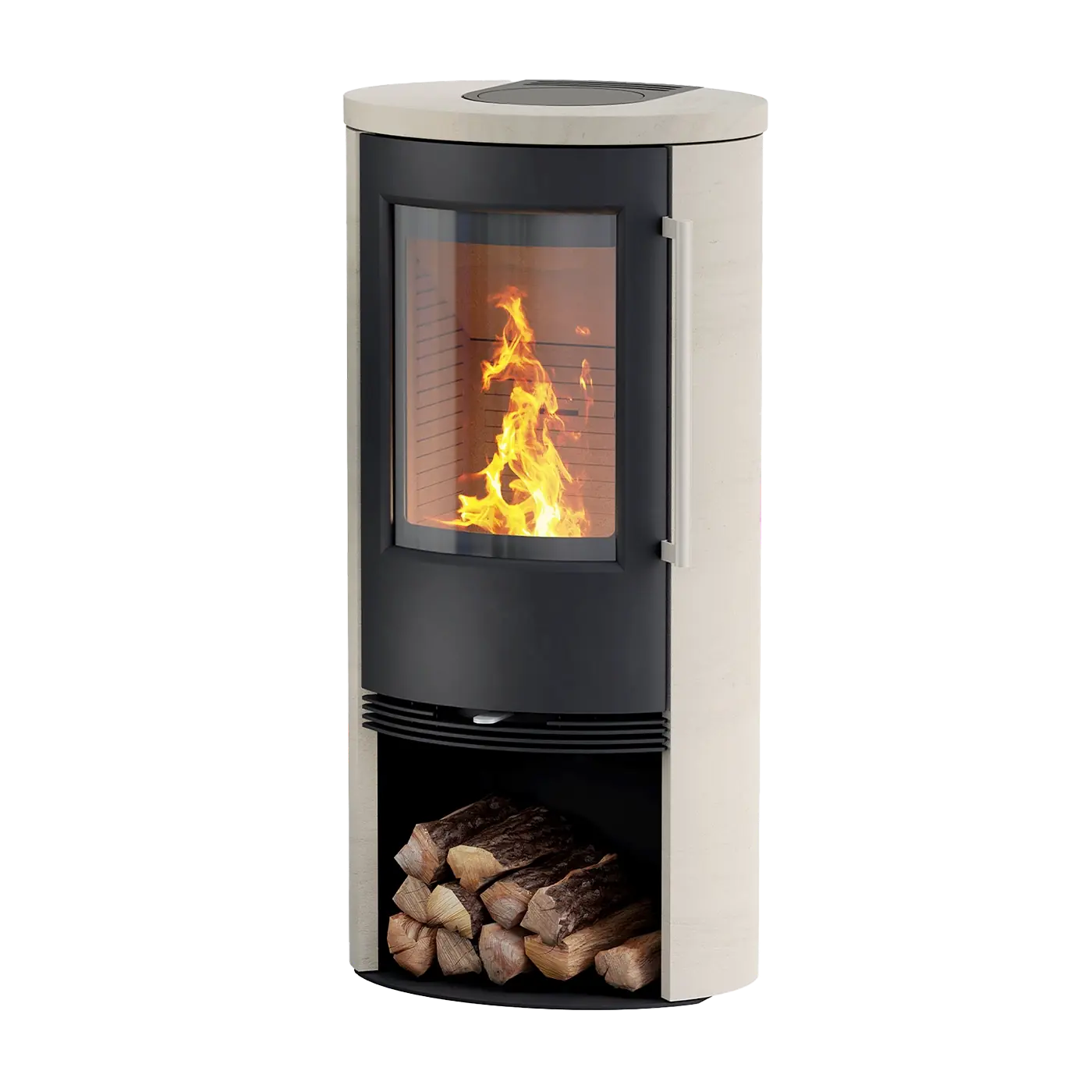 TermaTech TT21RS-WH PORTO WHITE houtkachel - productaanzicht