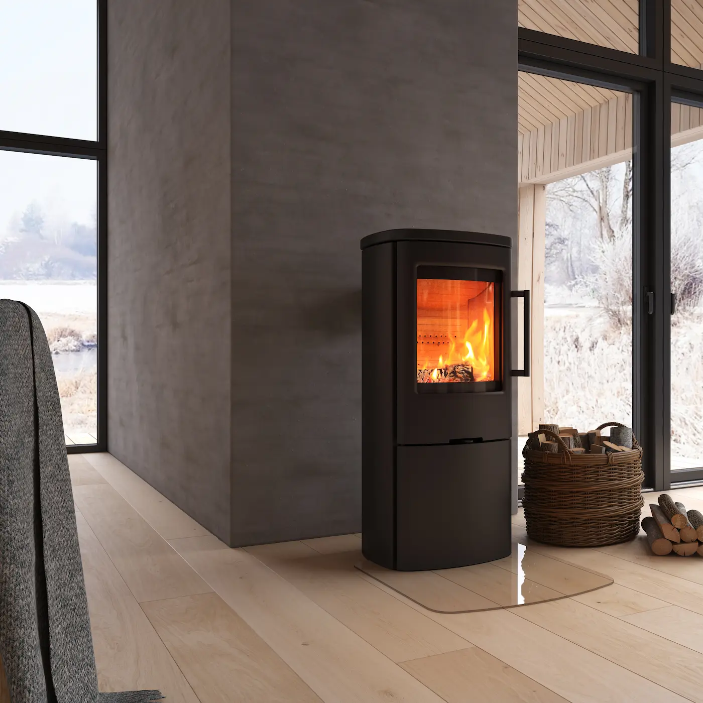 TermaTech TT44H houtkachel - aanzicht 4